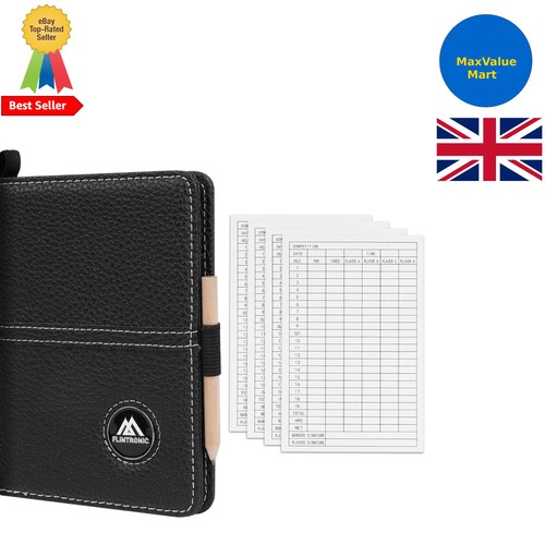Stylish leather golf scorecard - leather,