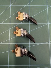 3 Jaguar E-type / MKX Lucas momentary toggle switches washer horn