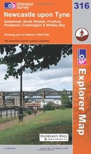 Newcastle Upon Tyne (Explorer Maps) (OS ... by Ordnance Survey Sheet map, folded