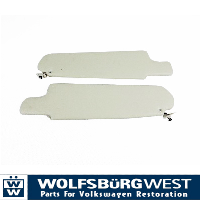 Sun visors white pair 68 - white,,