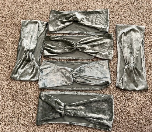 Pack sage green velvet - green,