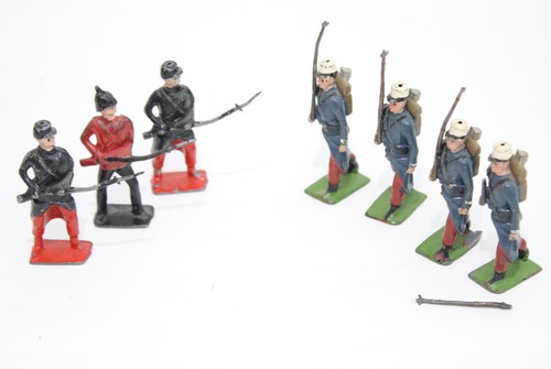 Antique lead britains soldiers - britains,