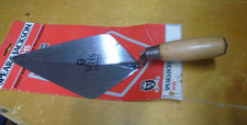 Vintage WHS (S&J) 10" Wide Heel Brick Laying Trowel (No 101) N.O.S