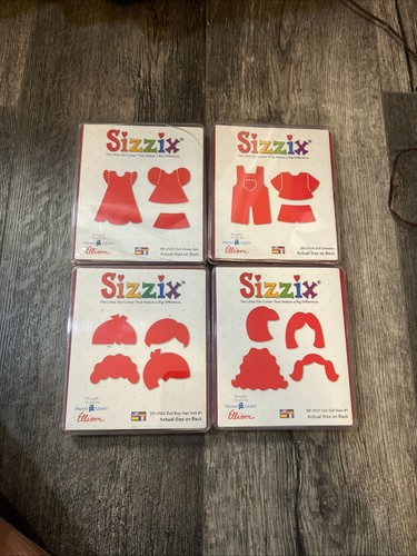 Lot sizzix dress up dolls - sizzix,