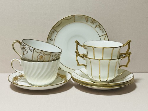 Mismatched vintage china tea - mismatched,