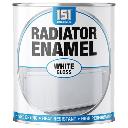 151 radiator enamel - enamel, white