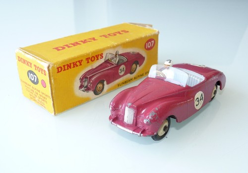 Vintage dinky toys sunbeam - toys,