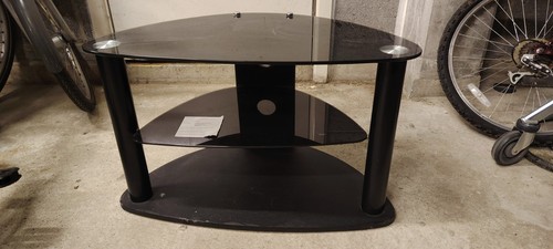 Black glass corner - glass, stand