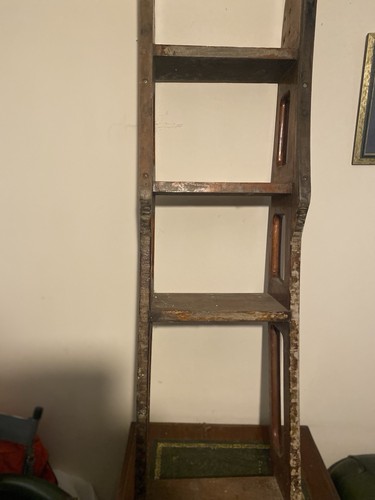 Vintage wooden toboggan - wooden,