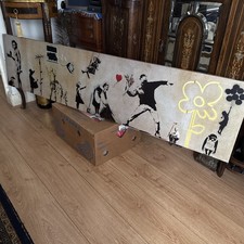 Banksy Wall Art Collage Canvas