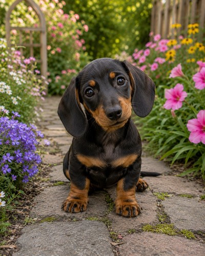 Dachshund puppy dog photo - dachshund,