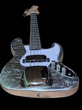 SILVER LEAF ELECTRIC BASS