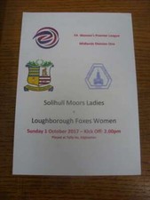 01/10/2017 Solihull Moors