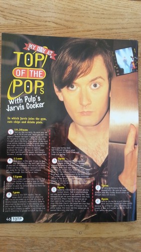 Pulp jarvis cocker day at - 'my,