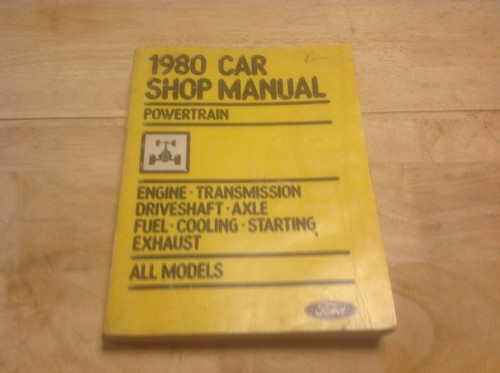 1980 ford oem - car, shop