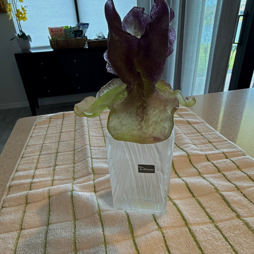 Daum frosted glass decorative - daum,