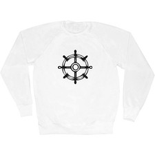 'Ship Helm' Adult Sweatshirt /