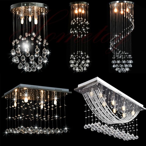 Clear ceiling lamp - clear, crystal