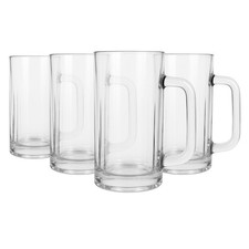 540ml Glass Pint Beer Mugs Barware Stein Tankard Pint Glasses