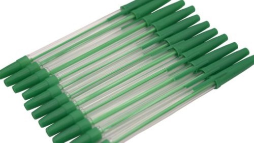 Green ballpoint pens medium - 50,