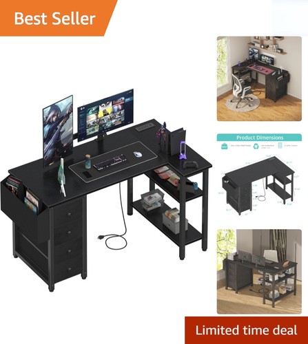 Compact shaped desk with usb - compact,