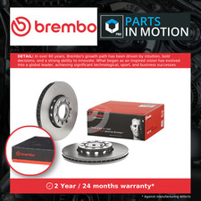 2x Brake Discs Pair Vented