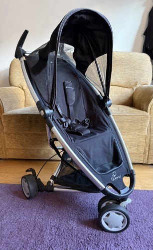 Quinny zapp black pushchair - zapp,