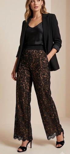 David women black lace - david,