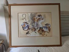 Jonathan Walker Painting 'Grandma's Secret Recipe' Original Framed Watercolour