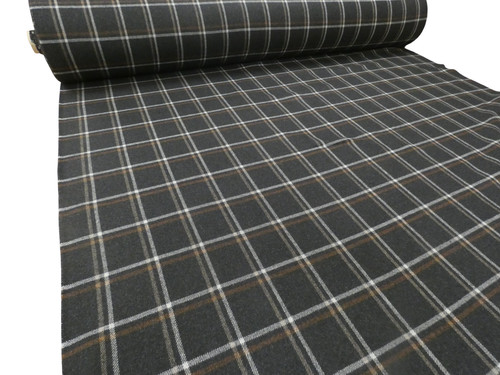 Charcoal grey tartan - grey, check