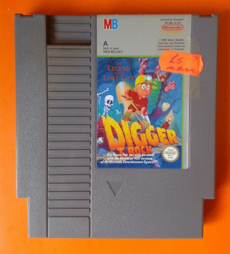 Digger rock nintendo nes - t.,