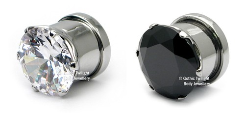 Surgical steel flesh - steel, plugs