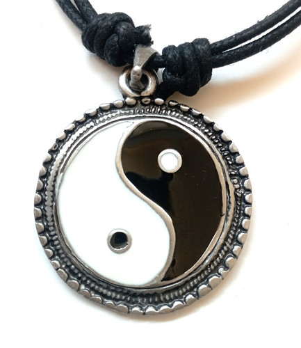 P0398 yin yang pewter - p0398, =