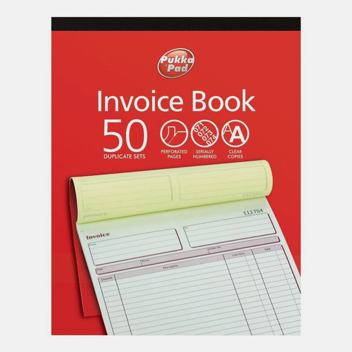 Invoice book set - a4,