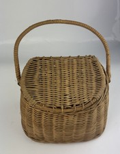 Hinged Lidded Basket With