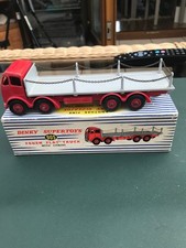 VINTAGE DINKY TOYS 905 FODEN FLAT TRUCK WITH CHAINS IN ORIGINAL BOX 1954
