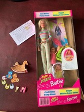 Barbie Teen Skipper Cool Sitter Baby Sitter 1990s Vintage Doll In Original Box