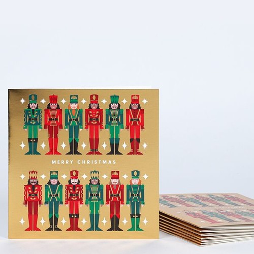 Cards christmas nutcrackers - nutcrackers, on