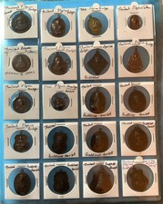 THAILAND Pilgrim Badges X 20. Pilgrimage Tokens, Pendants, Amulets, Religious