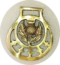 SCOTTISH THISTLE vintage horse