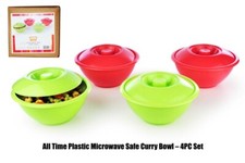 4 X MICROWAVE SAFE STRONG