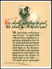 BULLDOG WW2 CHURCHILL SPEECH