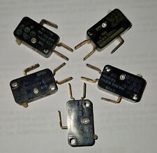 x5 SAIA-BURGESS Micro switchs from an old electromechanical machine