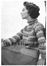 Knitting Pattern Lady's