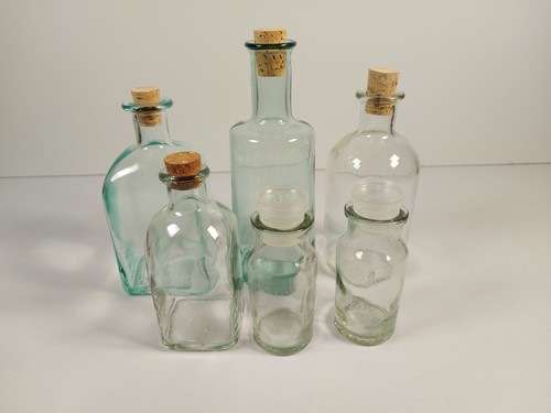 Corked bottles jars - jars,