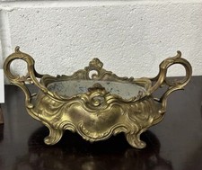 Small Antique French 19th Century Art Nouveau Table Jardiniere Pot Fleurs