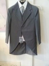 Boys grey  five piece  tail  suit age 3