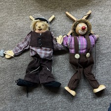 Two Vintage  String Puppets 