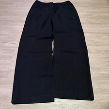 27W Black Baggy Wide Leg