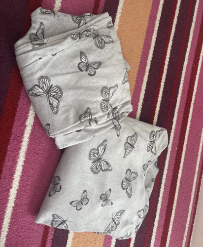 Grey butterfly pattern - grey,